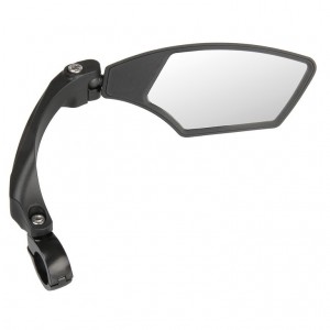 M-Wave Fahrradspiegel Spy Space schwarz rechtsmontage 22.2 mm Aluminium Echtglas
