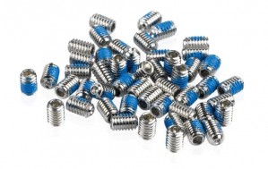 XLC Pinset PD-X09 Pedalpins für PD-M12 52 Stück M4x7,5mm silber Ersatzpins