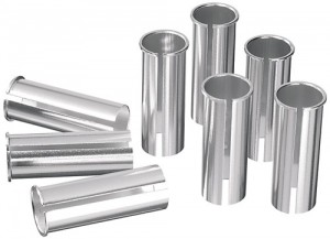 Ergotec Aluminium Reduzierhülse von 25.4 mm auf 30.4 mm silber Sattelstange