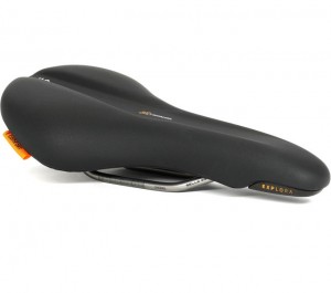 Selle Royal Fahrradsattel Explora Unisex 45 Grad Sitzposition athletisch schwarz 379g
