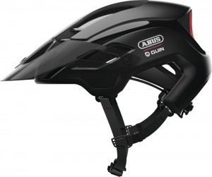 Abus Fahrradhelm Montrailer QUIN velvet black Größe M 55-58 cm Crash-Erkennung