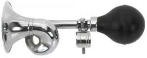 Fahrradklingel Hupe Ballhupe Design Posthorn Schellenbefestigung 22.2mm Kinder