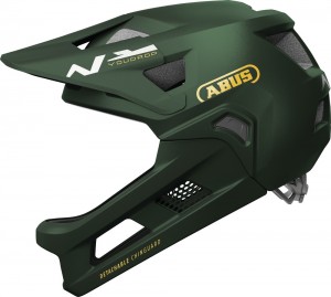 Abus Kinder Jugendhelm Youdrop FF 48-55 cm moss green Fullface abnehmbar MTB