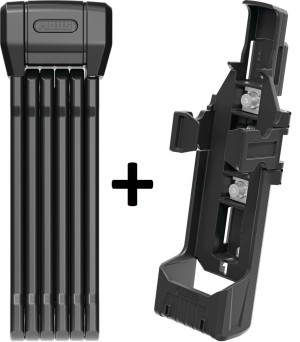 Abus Faltschloss Bordo 6200K/90 schwarz mit SH Halterung 94 cm Abus Level 13