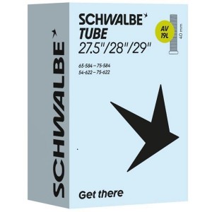 Schwalbe Fahrradschlauch AV19L 27.5 28 29 Zoll 54/75-584/622 40mm Autoventil