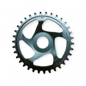 KMC E-Bike Kettenblatt Bosch Gen4 34 Zähne schwarz 52mm Kettenlinie DirectMount