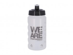 Haibike Trinkflasche 500ml transparent grau We are ePerformance Logo