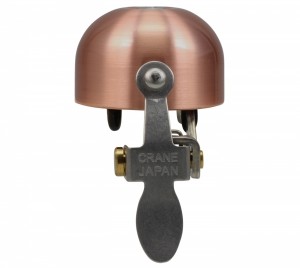 Crane Bell Co. E-NE ene Fahrradklingel Glocke Retro kupfer gebürstet brushed copper
