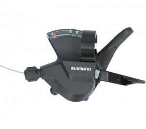 Shimano SLM315LB Schaltgriff Schalthebel Rapidfire 3fach links optische Anzeige