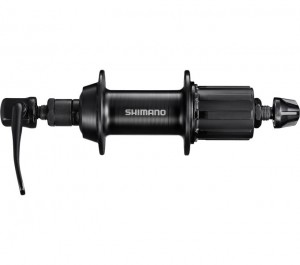 Shimano Hinterradnabe TX500 36 Loch Schnellspanner 8fach 9fach 135mm schwarz