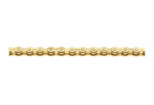 Izumi Kette Chain Standard Track FixedGear BMX SingleSpeed 1/2 x 1/8 gold