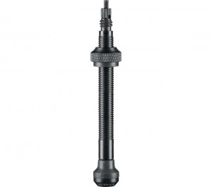 Schwalbe Tubeless Ventilset 2er Pack Aluminium schwarz eloxiert 60mm SV Presta