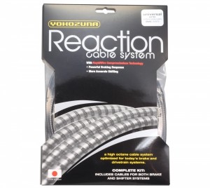 Yokozuna Reaction Cable System premium Brems- & Schaltzugset für Campy schwarz