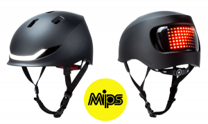 Lumos Matrix MIPS LED Helm Licht Blinker Warnlicht charcoal black 54-61cm