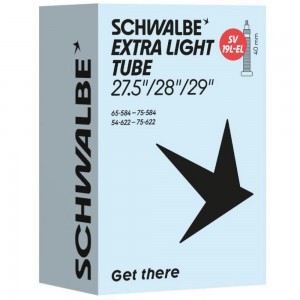 Schwalbe Fahrradschlauch SV19L-EL 40mm 54/75-584/622 Freeride 27.5 29 Zoll