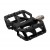 MKS Fahrradpedale Always black schwarz 3-fach gedichtete Lager austauschbare Pins